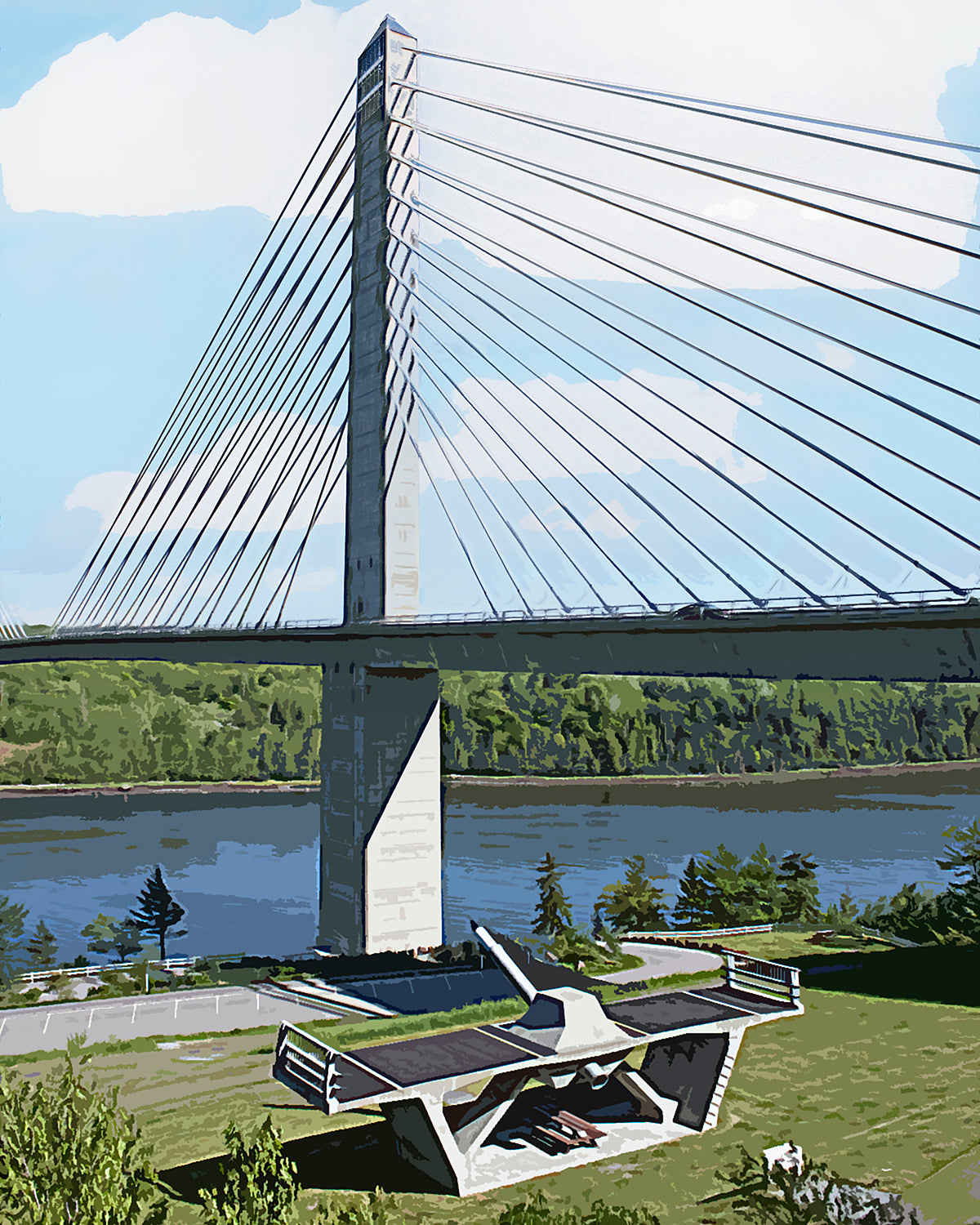 Penobscot Narrows Bridge, Maine, United States