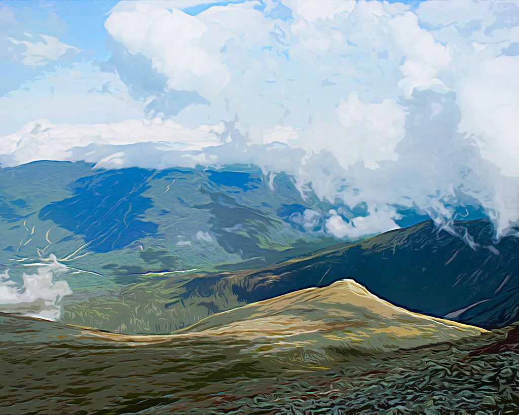 Lookout From Mount Washington, New Hampshire